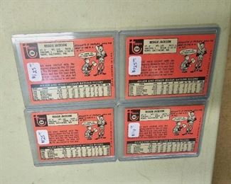Reggie Jackson Topps Cards 