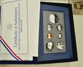 1993 Bill of Rights Prestige Set w/ COA 