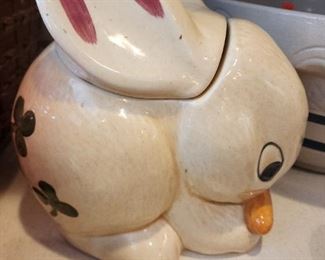 Bunny Cookie Jar 