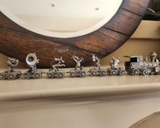 Pewter Disney Train Set 