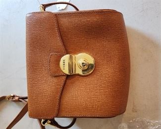 Ferre Brown Leather Purse - Like New 