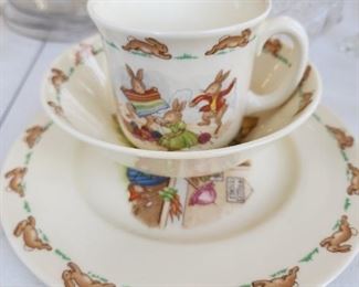 Royal Doulton Fine Bone China Bunnykiss 3 Piece Set 