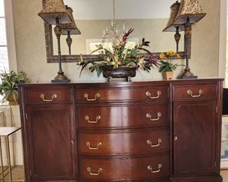 Solid Mahogany Sideboard 