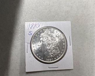Morgan Silver Dollar S 1880