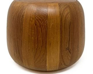 Vintage Dansk Teak Ice Bucket With Lid