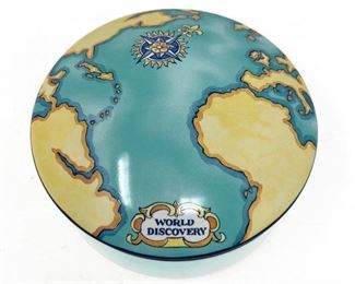 Tauck World Discovery Map Trinket Box by Tiffany & Co.