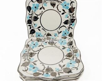 Seven Myott & Son Antique Plates 8.5"