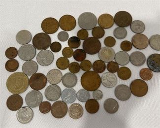 Collection Of Foreign Coins