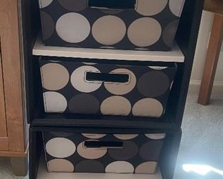 Two Storage Shelves