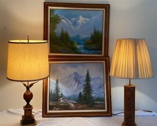 Vintage Lamps Artwork