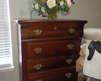 Five drawer chest of drawers