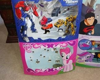 McDonald's Happy Meal store displays Transformers My Little Pony