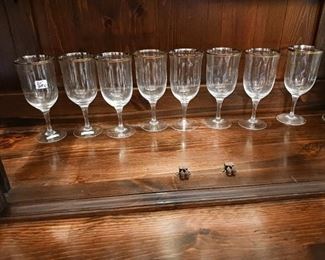 Fine Crystal wine glasses