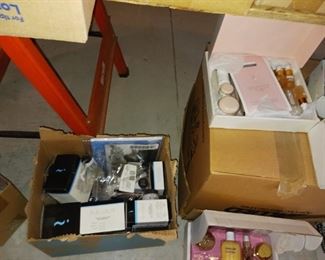 Unused makeup and cosmetics