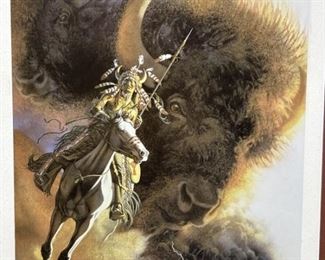 Runs With Thunder Bev Doolittle Print
 is 16x19