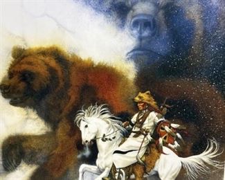 Two Bears of The Blackfeet by Bev Doolittle,