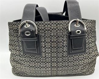 Black Coach Purse w/ Inside Coach Label