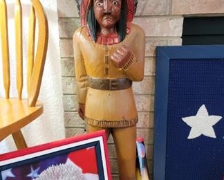 Vintage (60's - 70's) Native American statues