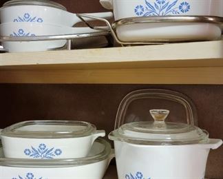Cornflower corningware