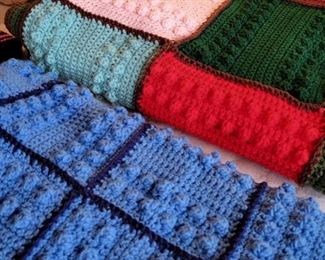 Several beautiful hand knitted afghans.
Several were AWARD WINNING!