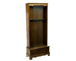 Mid-Century Oak Gun Cabinet