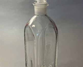 Vintage “Kenwood Golf and Country Club” Etched Decanter 