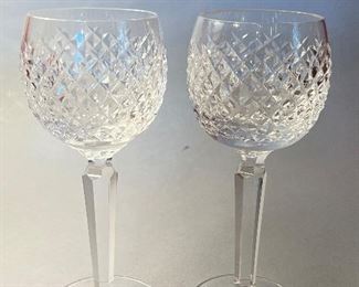 Vintage Pair of Waterford “Alana” Hock Wine Glasses 