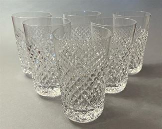Vintage Set of 6 Waterford Crystal “Alana” Highball Glasses 