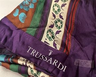Vintage Trussardi Silk Scarf 
