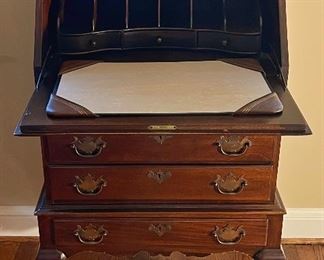 Vintage Slant Front Queen Anne Desk by Taylor Jamestown, New York 