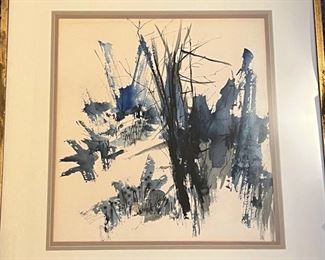 Modernist Abstract Watercolor 