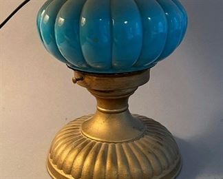 Vintage Oil Lamp, Electrified 