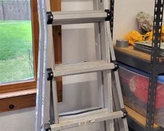 A-frame extension ladder