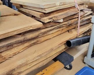 wide cedar slabs