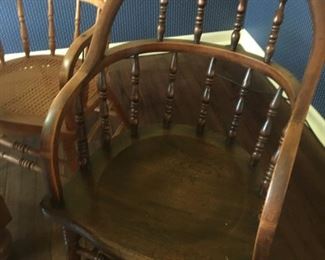 ANTIQUE CAPTAINS CHAIRS