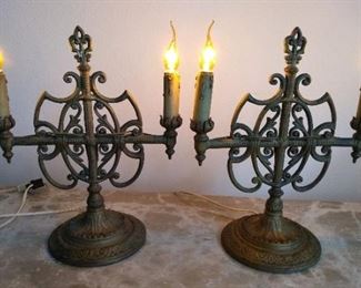 1920's electric candlesticks