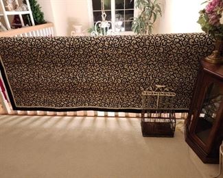 Leopard print rug