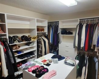 Men's and Women's clothing, shoes, accessories