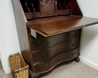 Vintage secretary desk