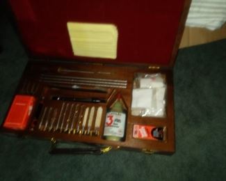 several gun cleaning kits (sorry, no firearms available)