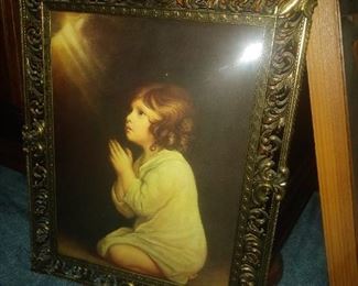 The Infant Samuel framed artwork