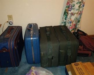 Lots o' luggage, from Samsonite, American Tourister, and more.