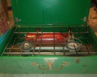 Coleman fold-up camping stove