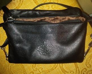 vintage leather Mulberry handbag