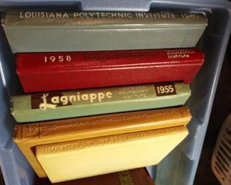 1950s Lagniappe yearbooks from Louisiana Polytechnic Institute