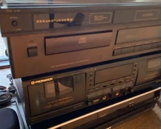 Vintage record player, pioneer, Sony