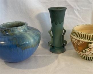 3 Roseville Pottery Pieces