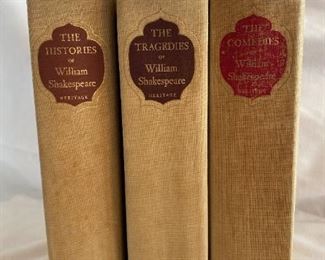 COMPLETE 3 VOLUME SET Heritage Press Shakespeare Tragedies Comedies And Histories