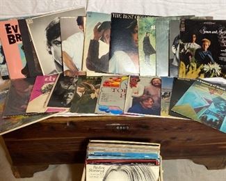 Large Collection Of Records And Beatles Anthology Book