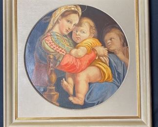 The Madonna Of The Chair Painting
